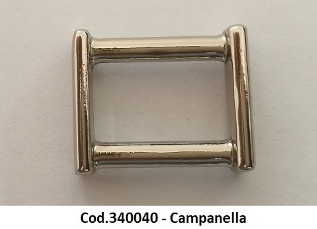 Cod.340040 - Campanella rettangolare F.Piatto ps. 10 mm.-image
